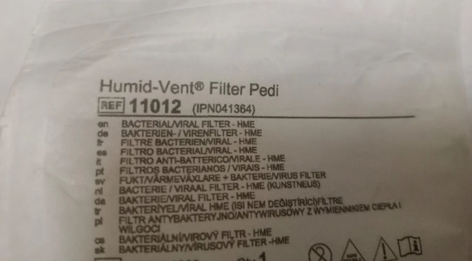 TeleFlex Humid-Vent HME Filter Pedia (11012)